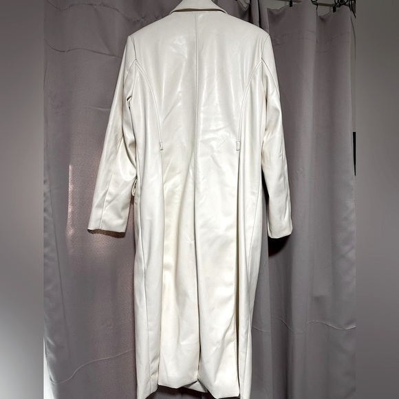 Anthropologie Avec Les Filles faux leather Trench Coat - Picture 4 of 15